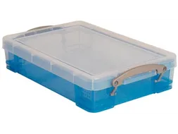 Opbergdoos 4 Liter Transparant Blauw Useful