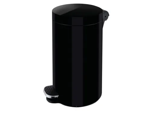 pedaalemmer,30l,HxØ 650x300mm,binnenbak kunststof,romp staal zwart