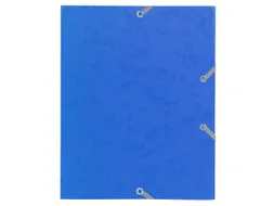 Elastomap 3 kleppen glanskarton 400gm² schoolformaat 17x22cm Assorti