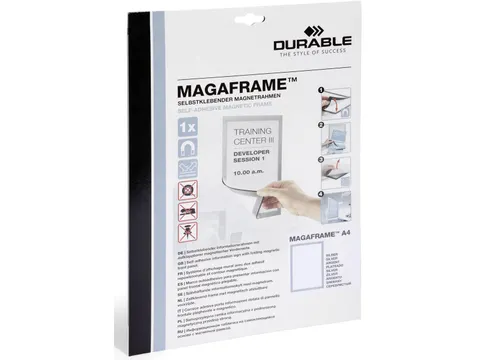 Duraframe A4 zilver, in ophangbare etui