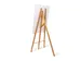 Chevalet bois dur marron clair pour tableau noir/panneau imprimé