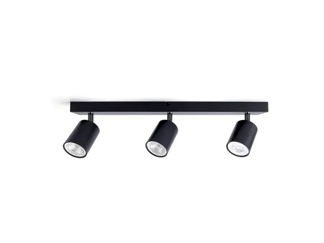 Spot plafonnier Integral Siena 3 spots IP20 GU10 noir