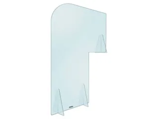 Plexiglas vergaderboogscherm 140x105cm - 2