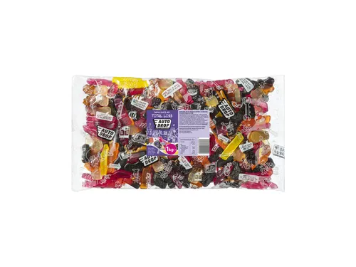 Autodrop Total loss zak 1 kilo Mix van drop en winegums
