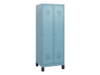 schoollocker,HxBxD 1630x600x500mm,2vak,vak B 300mm,cil.-slot,voeten - 2