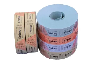 Entreebewijs Combicraft nummering 1-1000 blauw 1000 stuks - 1