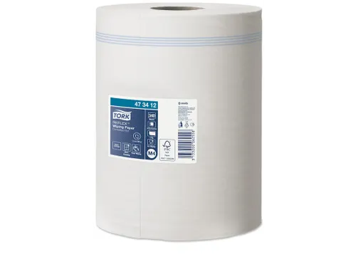 Tork 473412 Poetspapier M4 1-Laags Centerfeed Smartcore Wit