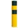 Aanrijd-Beschermpaal Staal 1200x273mm Om In Te Betonneren Met Kapje