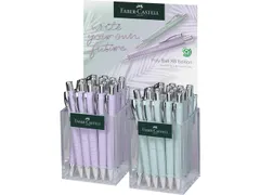 Balpen Faber-Castell Polyball 24 stuks, 2 kokers elk 12 stuks sweet li