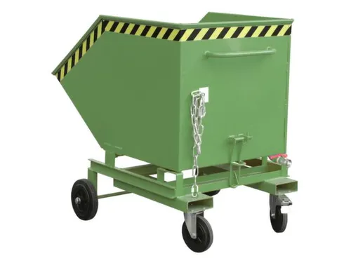 Kiepwagen voor spaanders,HxLxB 1220x1395x1070mm,0,6m³,draagverm. 300k
