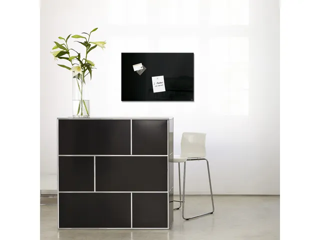 glasmagneetbord Sigel Artverum 60x40x1.5cm zwart