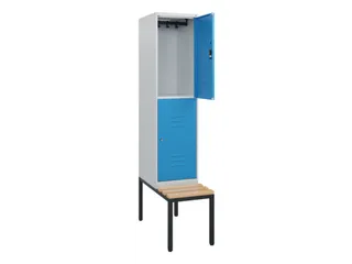 Dubbeldekse dekenkist,HxBxD 1950x400x815mm,1x2vak.,vak B 400mm - 2