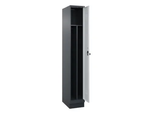 locker voor scheiding van kleding,HxBxD 1950x300x500mm,1vak