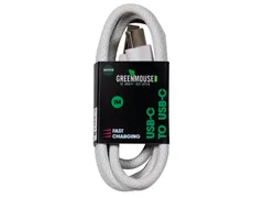 Kabel Green Mouse USB-C naar USB-C data Woven 1m