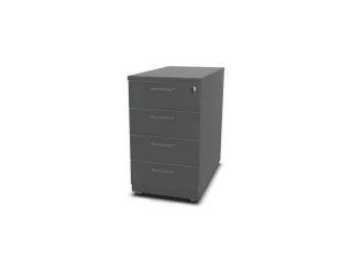 stationair ladeblok HxBxD 720x430x800mm 4 laden MS-donkergrijs - 2