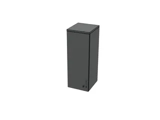opzetkast v. kast met openslaande deuren MS-donkergrijs 1070x400x445mm - 1