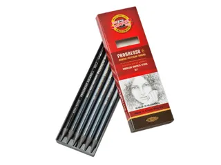 Grafietstift Koh-I-Noor progresso 8915 HB 8B + aqua - 3