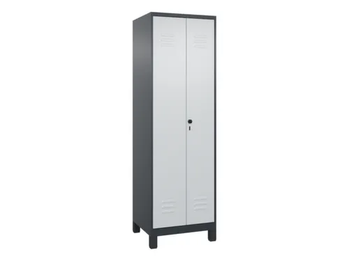 PBM-locker,HxBxD 1950x600x500mm,2vak,vak B 300mm,draaigrendel
