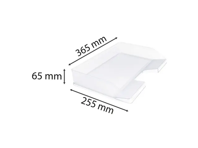 Brievenbak COMBO hor izontaal transparant