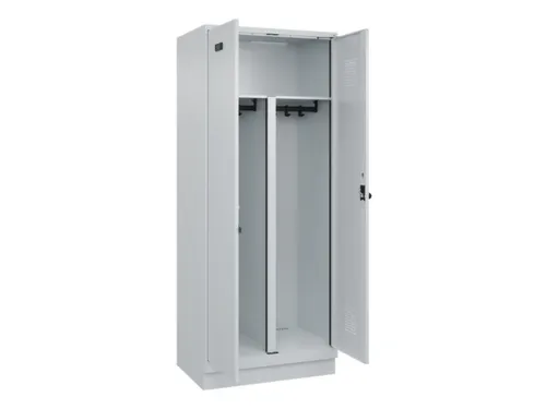 PBM-locker,HxBxD 1950x800x500mm,2vak,vak B 400mm,draaigrendel