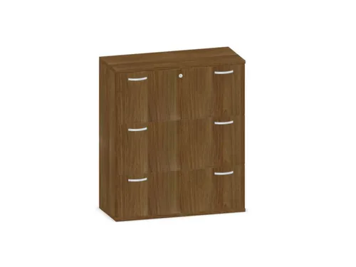 hangmappenkast 1150x1000x430mm 3hangmappenframes Noten