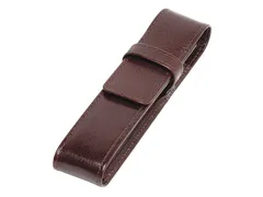 Pennenetui 321 1-delig buffelleer bruin
