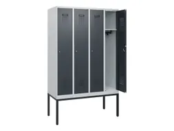 schoollocker,HxBxD 1950x1200x500mm,4vak,vak B 300mm,cil.-slot