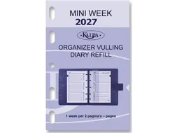Agendavulling 2027 Kalpa Mini 7dagen/2pagina's