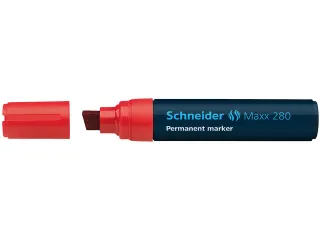 Marker Schneider Maxx 280 permanent beitelpunt rood - 2