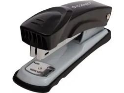 Q-connect Nietmachine Metaal Half Strip 25vel Zwart