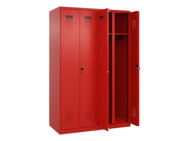 locker voor scheiding van kleding,HxBxD 1850x1200x500mm,4vak