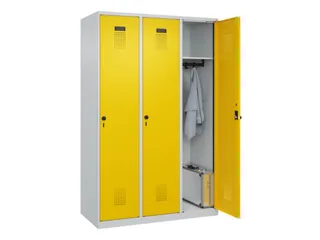 locker,HxBxD 1850x1200x500mm,3vak,vak B 400mm,draaigrendel - 1