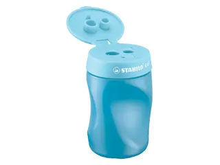 Puntenslijper STABILO Easy 4501 3 in 1 linkshandig blauw - 1