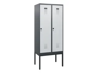 schoollocker,HxBxD 1950x800x500mm,2vak,vak B 400mm,draaigrendel - 2