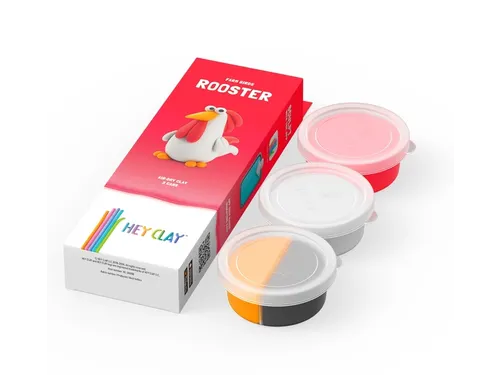 Klei Hey Clay Rooster 3 potjes