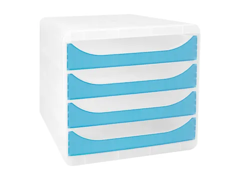 Ladebnox A4+ BIG-BOX Chromaline t ransparant turkoois