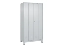 locker,HxBxD 1950x1000x500mm,4vak,vak B 250mm,cil.-slot,voeten