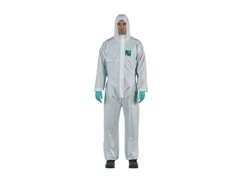 Ansell Alphatec 1800 Standard coverall, wit,-111, maat 5XL