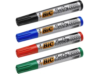 Viltstift Bic 2000 ecolutions rond large rood - 3