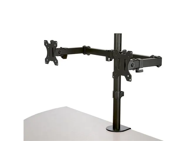 Monitorarm 2 Schermen Zwart