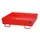 Opvangbak 4x 200l Opvangvol. 280l Rood 335x 1200x 1200mm Open