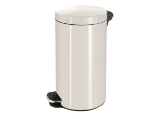 Antibacteriële pedaalemmer,30l,HxØ 650x300mm,romp staal RAL9016 - 2