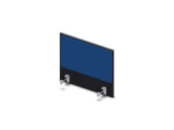 opzetpaneel bureau aanbouw aan de zijkant CC-zwart BN6016-blauw 600mm