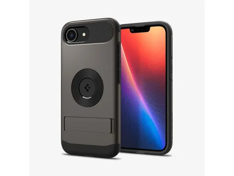 Spigen Slim Armor MagFit iPhone 16E Hoes Metallic