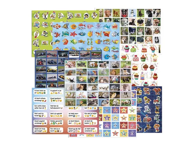 Belongingsstickermix De Stulp assorti