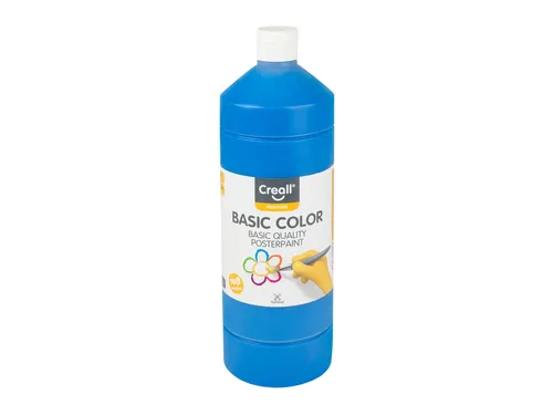 Plakkaatverf Creall basic blauw 1000ml