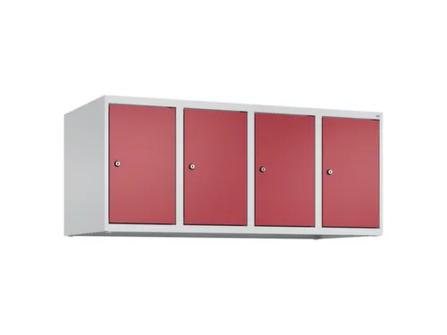 opzetkast,v. locker,4vak.,vak B 300mm,HxBxD 500x1200x500mm
