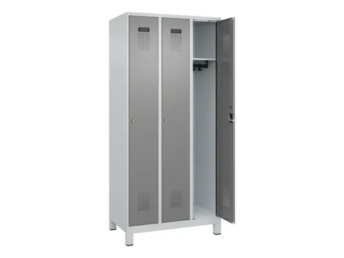 locker,HxBxD 1950x900x500mm,3vak,vak B 300mm,cil.-slot,voeten