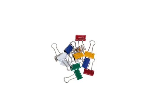 Papierklem MAUL 213 foldback 19mm capaciteit 7mm assorti