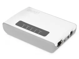 2-poorts USB 2.0 draadloze multifunctionele netwerkserver 300 Mbps